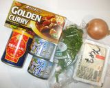 さば缶豆腐ドライカレー♪簡単カレールーで作り方1写真