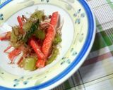 ✿野沢菜の余りで❀カニかまと✿ミニお惣菜作り方4写真