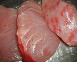 ✿カジキの❀胡麻たっぷり♪✿レモンバター作り方1写真