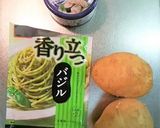 サバ缶とジャガイモのバジルソース和え作り方1写真