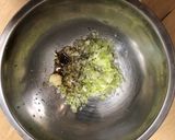 初鰹のたたき　ねぎ塩レモンだれ作り方2写真