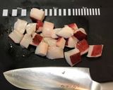 角切り蛸の梅紫蘇和え作り方5写真