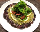 初鰹のたたき　ねぎ塩レモンだれ作り方4写真