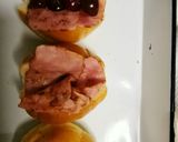 チェリーとベーコンのロールサンドイッチ♪作り方7写真