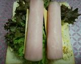 ハムチーズ玉子のミックスサンドイッチ♪作り方7写真