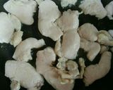 山芋と鶏胸肉の塩炒め作り方2写真