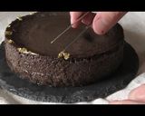 新月のようなチョコレートチーズケーキ作り方14写真