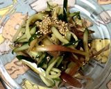 きゅうりとミョウガのポン酢和え作り方4写真
