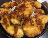 デカ盛りチキンカツ丼作り方16写真