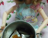 リカちゃんサイズ♡青梅の鰯煮ꕤ*.ﾟ作り方4写真