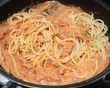 干し桜海老の濃厚トマトクリームパスタ作り方8写真