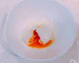 寒い朝の朝ごはん、温玉納豆スープごはん作り方8写真