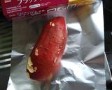 ダイソー黒ホイルの焼き芋作り方1写真