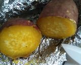 ダイソー黒ホイルの焼き芋作り方4写真