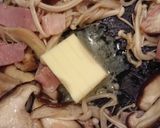 きのこパスタ☆サーモンとベーコン入り♪作り方5写真