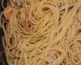 きのこパスタ☆サーモンとベーコン入り♪作り方7写真