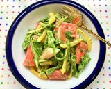 水菜パプリカ・カニカマのカレーマヨサラダ作り方4写真