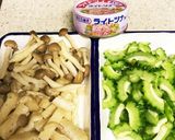 時短レシピ♬ゴーヤのツナ缶炒め作り方1写真