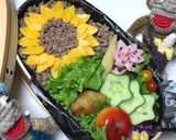 【簡単】 キャラ弁 ひまわり そぼろ作り方15写真