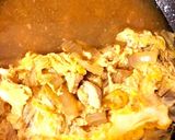簡単めんつゆで白菜と鶏胸肉 汁だく親子丼作り方3写真