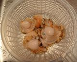 ホタテの卵丼作り方1写真