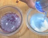 レンジで簡単♪2色の紫陽花餅作り方3写真