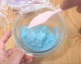 レンジで簡単♪2色の紫陽花餅作り方4写真