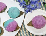 レンジで簡単♪2色の紫陽花餅作り方10写真