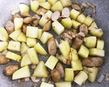 じゃがいもとウインナーのカレー粉炒め作り方4写真