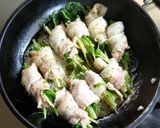 水菜の肉巻きサッパリ甘辛炒め作り方7写真