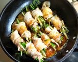水菜の肉巻きサッパリ甘辛炒め作り方8写真