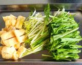水菜と豚しゃぶのはりはり鍋作り方1写真