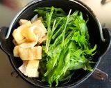 水菜と豚しゃぶのはりはり鍋作り方3写真
