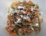 ★自家製おにぎり丸★肉野菜炒めの残りで作り方1写真