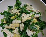 青菜とたけのこの中華炒め作り方2写真