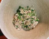 サバ缶とセロリ葉和え作り方5写真