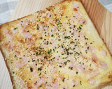 サクっと香ばしいハムマヨ粉チートースト♪作り方4写真