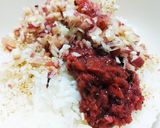 夏バテ対策！梅と茗荷のおにぎり♡作り方2写真