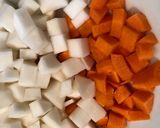 ゴロゴロ野菜のソイミルクスープ作り方2写真