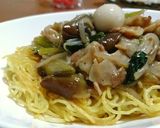 青椒肉絲風あん のパリパリかた焼き麺作り方22写真
