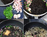 ひじきとベーコンのペペロンチーノ風パスタ作り方12写真