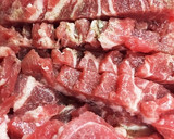 人参とピーマンと豚の炒め物/青椒肉絲風作り方1写真