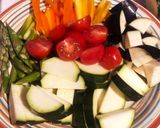 野菜たっぷりのディルソースパスタ作り方1写真