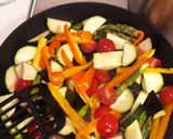 野菜たっぷりのディルソースパスタ作り方4写真