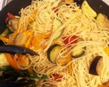 野菜たっぷりのディルソースパスタ作り方5写真
