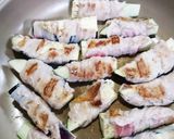 簡単になすの豚肉巻き作り方4写真