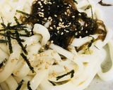 ショートカット●ぶっかけ風もずくうどん作り方2写真