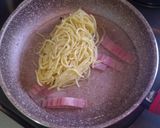 いちいち茹でない　時短　ペペロンチーノ作り方6写真
