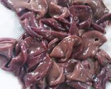 レバーのオイスターソース煮作り方3写真