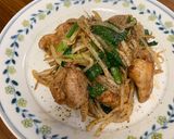 旨辛酢漬け鳥のニラもやし炒め作り方5写真